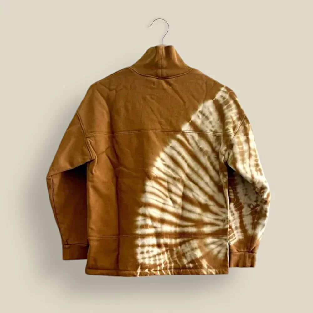 Madewell Tie Dye Cotton Pocket Sweatshirt, XS - Picture 2 of 3